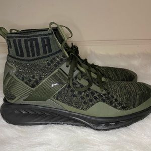 ✨Puma Ignite EvoKnit Olive Green Sneaker✨